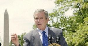 Bush obiecuje wojnę z terroryzmem, z nędzą i AIDS