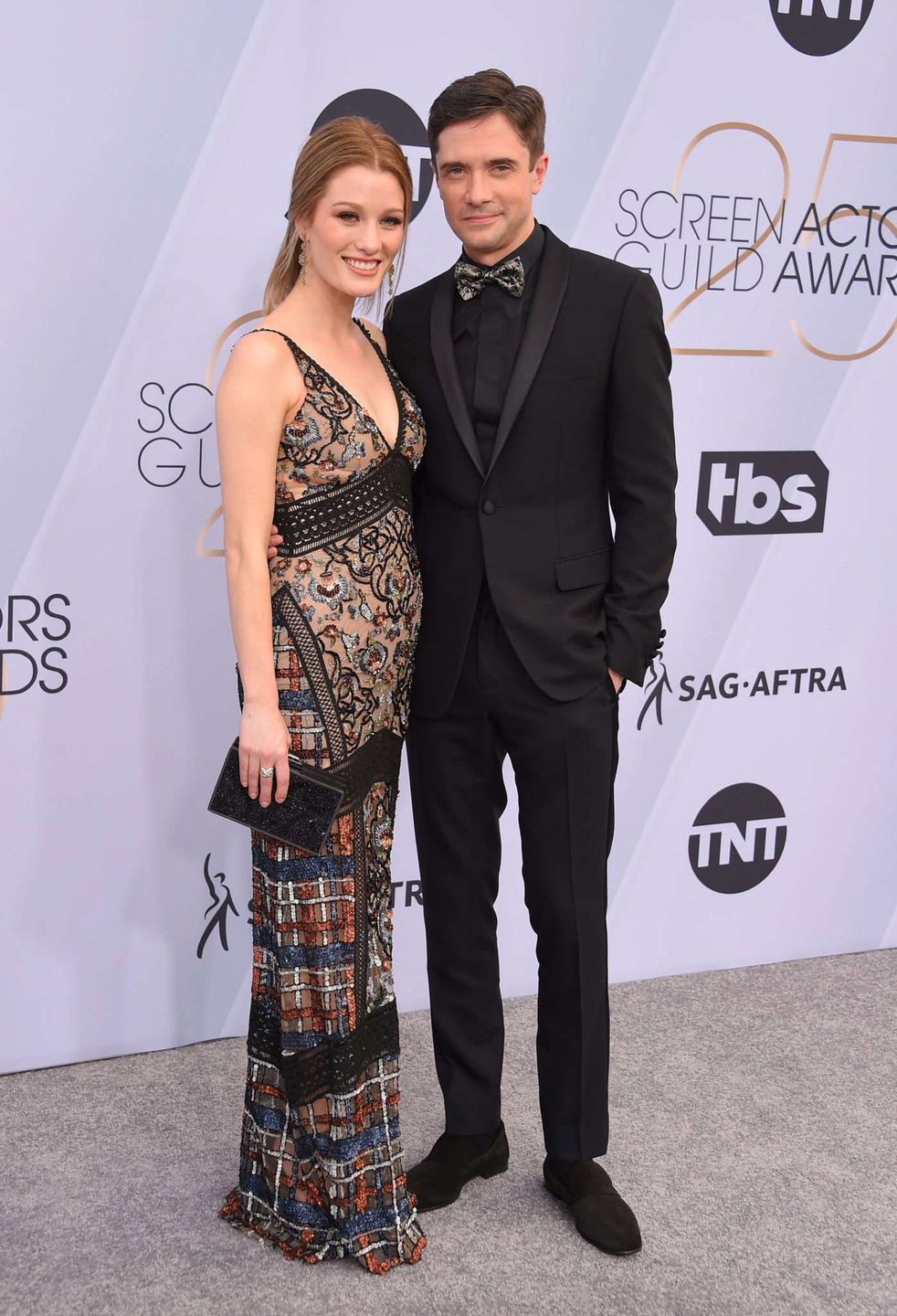 Topher Grace i Ashley Hinshaw-SAG Awards 2019