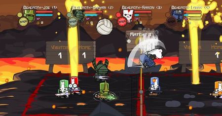 Siatkówka z Castle Crashers na PS3