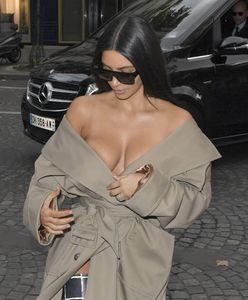 Kim Kardashian o włos od wpadki?