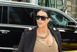 Kim Kardashian w ciążowej stylizacji znów wzbudza kontrowersje