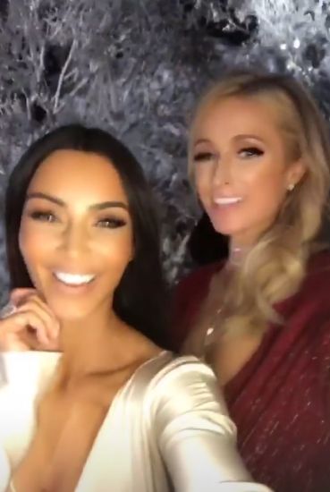 Kim na imprezie z Paris 
