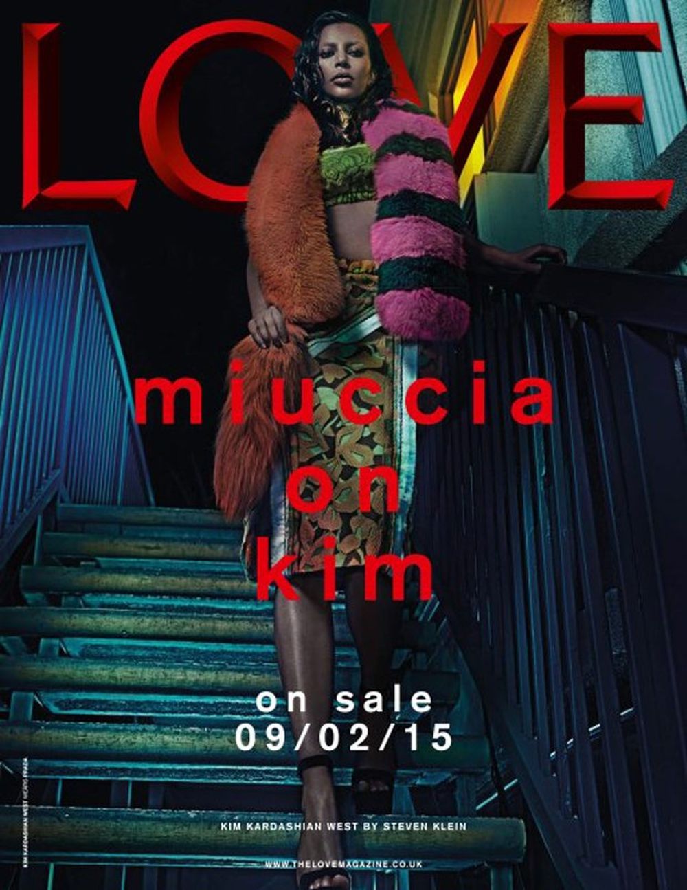 Kim Kardashian na okładce magazynu Love