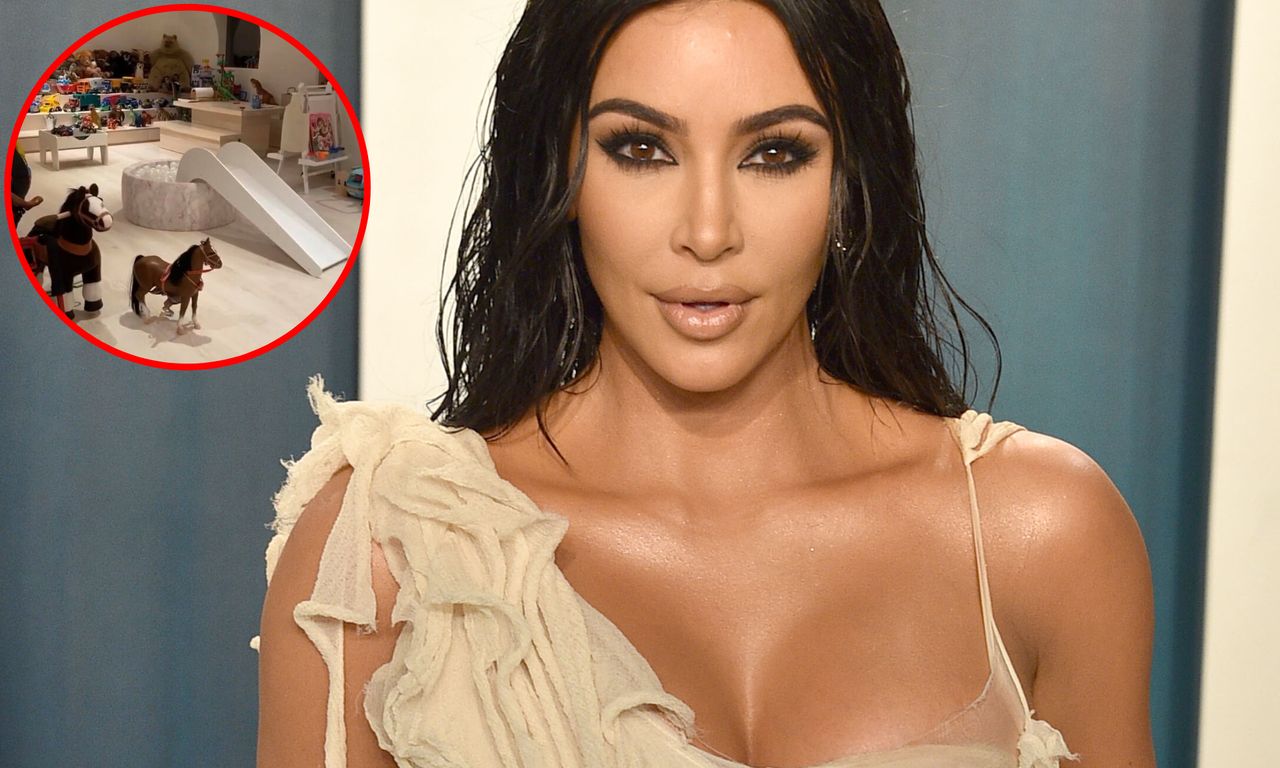 Kim Kardashian pokazała pokój zabaw. Wygląda jak sklep z zabawkami