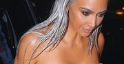 Kim Kardashian w kolejnej modnej stylizacji! Czarna sukienka odsłoniła dużo!