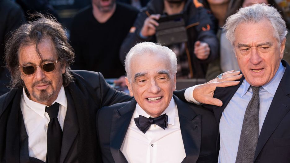 Od lewej Al Pacino, Martin Scorsese i Robert De Niro