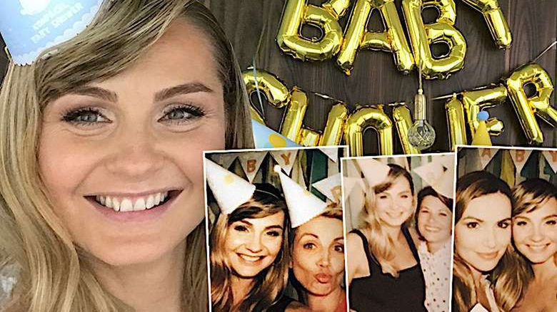 Małgorzata Socha baby shower