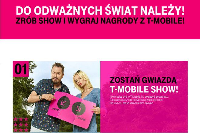 T-Mobile Show: nagraj teledysk i zostań gwiazdą telewizji lub wygraj smartfona