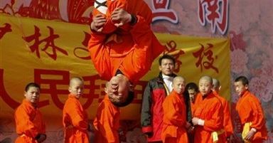 Woda uszkodziła pagody świątyni Shaolin
