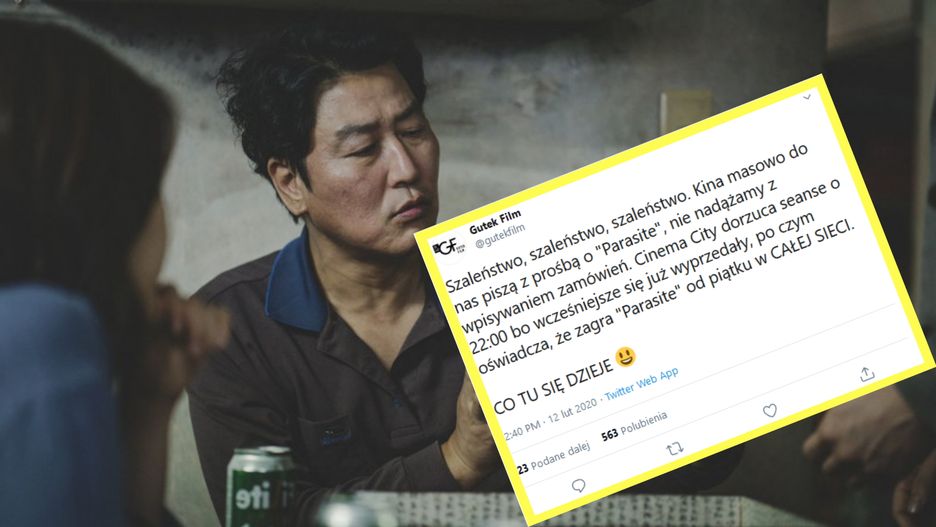 Polacy masowo ruszyli na "Parasite". Kina uruchamiają dodatkowe pokazy