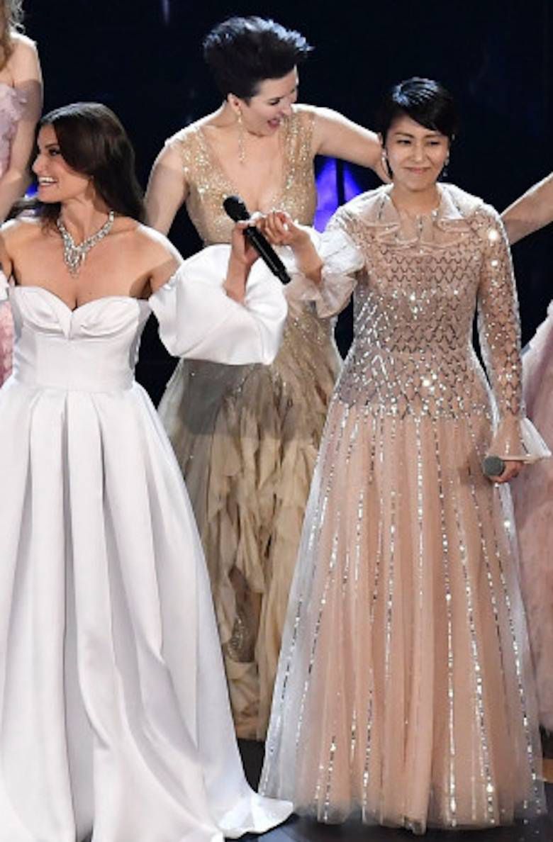 Kasia Łaska (po środku) – Oscary 2020