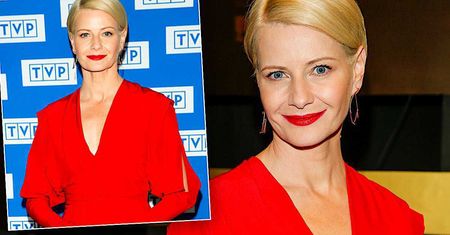 Małgorzata Kożuchowska w krwistej czerwieni przyćmiła gwiazdy sopockiego festiwalu! Prawie jak w Cannes!