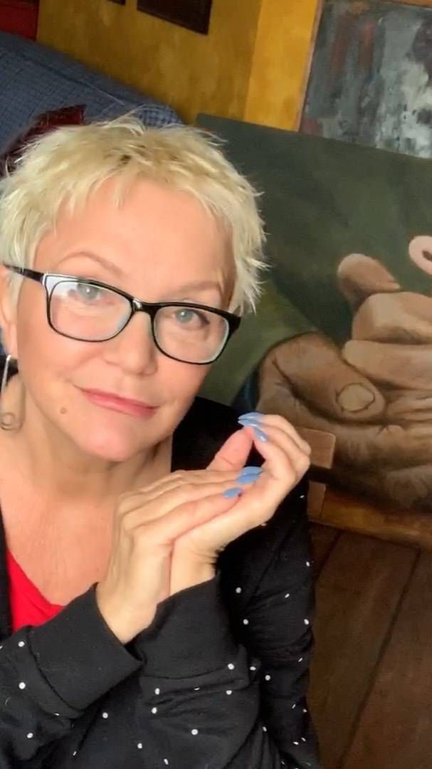 Małgorzata Ostrowska w krótkich włosach