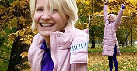Małgorzata Kożuchowska w obiektywie 6-letniego syna. W jesiennej euforii prawie pokazała jego twarz