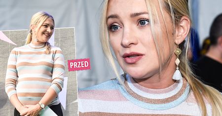 Kurdej-Szatan włożyła wielką, ciążową bluzkę i pochwaliła się metamorfozą: "Była Fiona i nie ma Fiony". Teraz to chudzinka