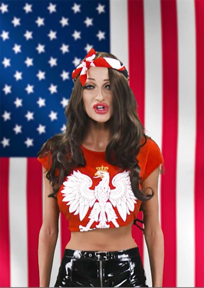 Małgorzata Godlewska zaśpiewała hymn USA