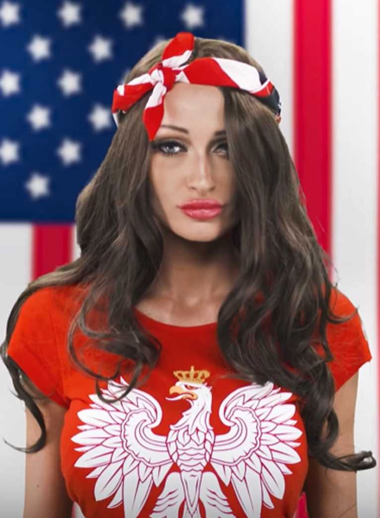 Małgorzata Godlewska wykonała hymn USA