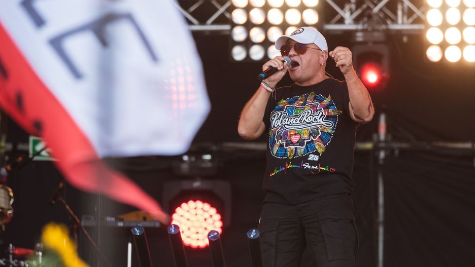 Jerzy Owsiak na Pol'and'Rock Festival.