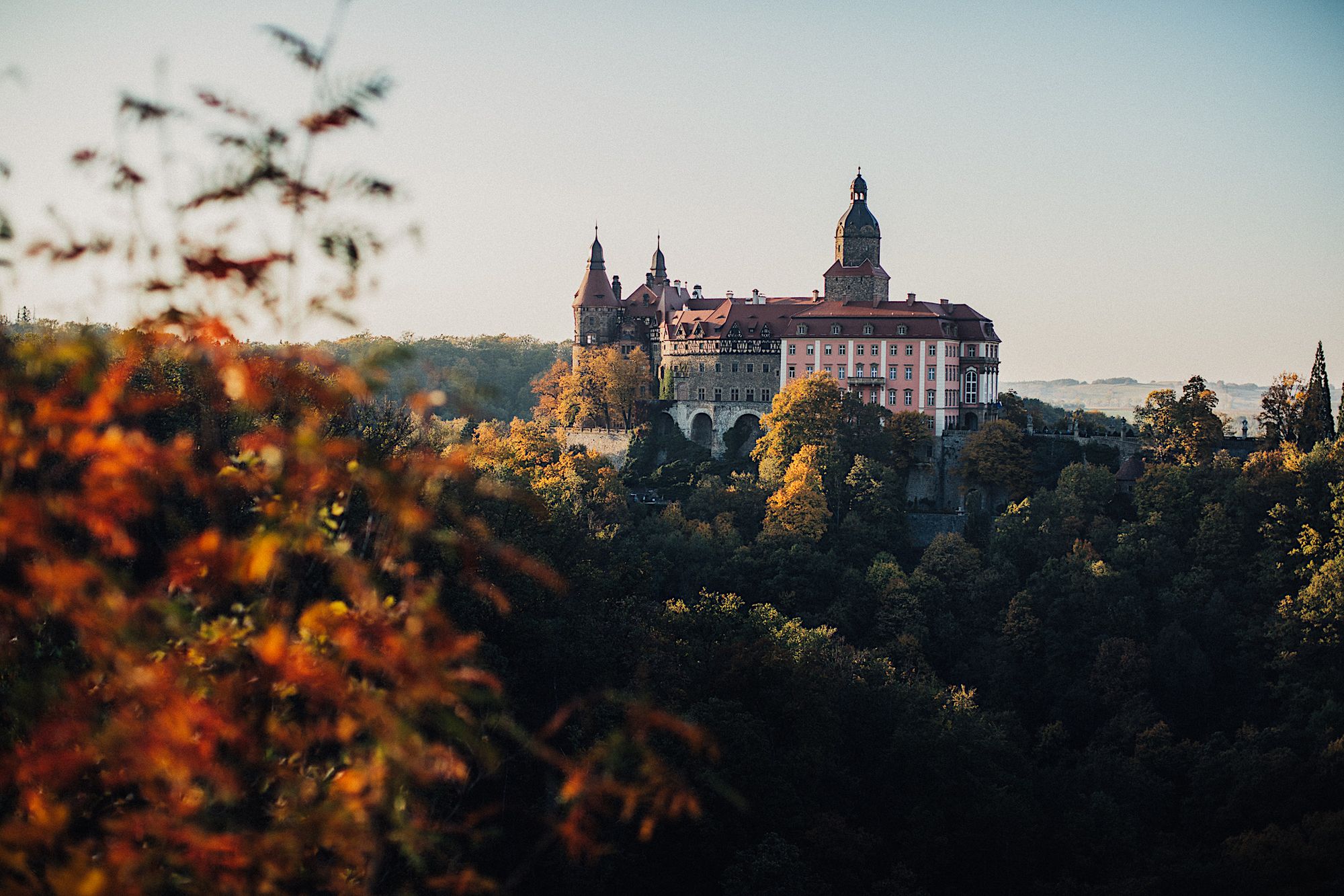 Zamek Książ i otaczający go park to duma mieszkańców Wałbrzycha. 
