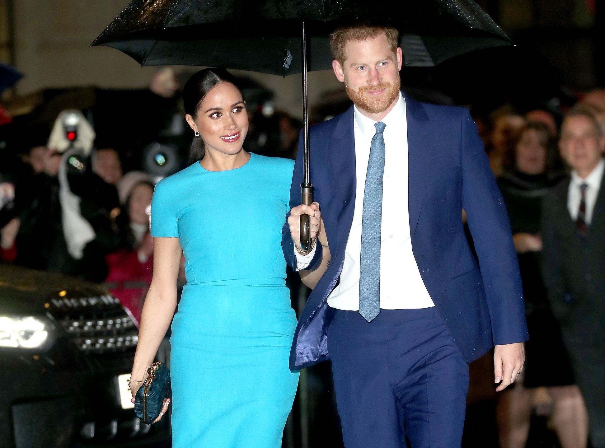 Meghan Markle w świetlistym makijażu 