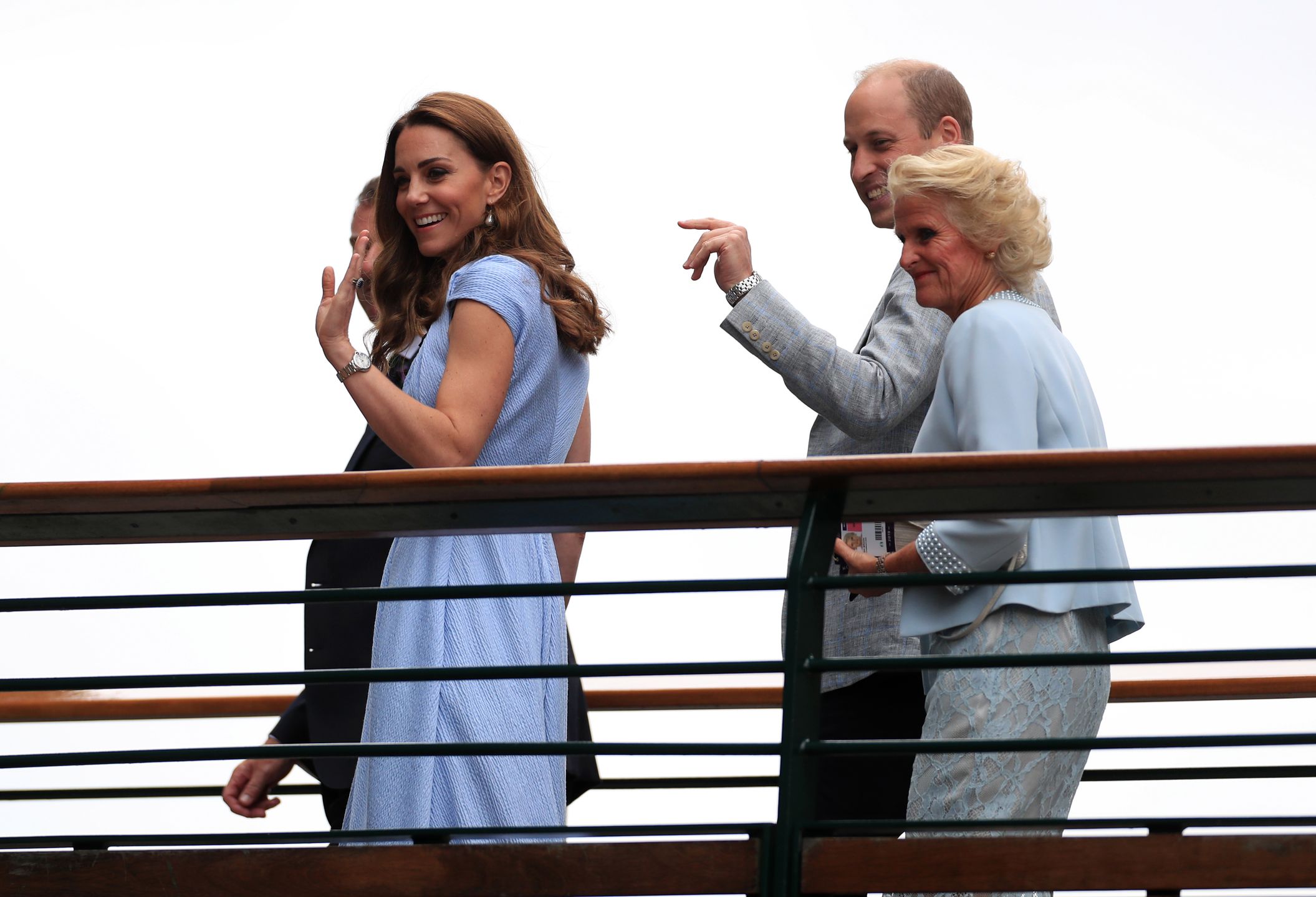 Kate i William na Wimbledonie. Radośni i uśmiechnięci