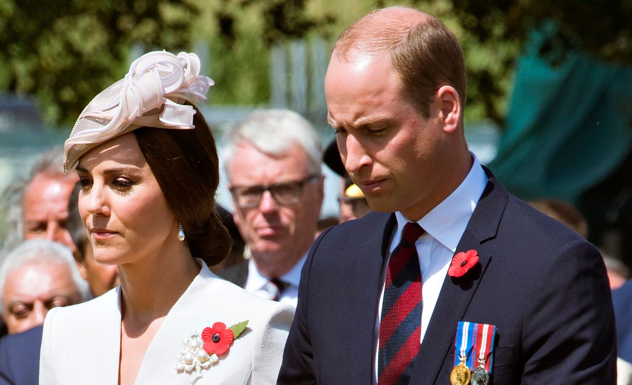 Kate i William oddali hołd poległym żołnierzom na cmentarzu Tyne Cot w Belgii