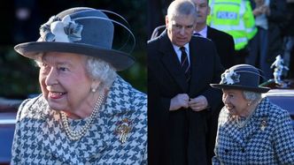 Królowa Elżbieta tryska humorem w drodze na niedzielną mszę w Sandringham