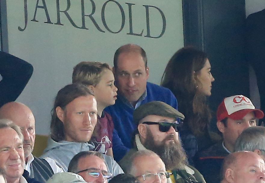 Kate i William zabrali dzieci na mecz. George skradł show!