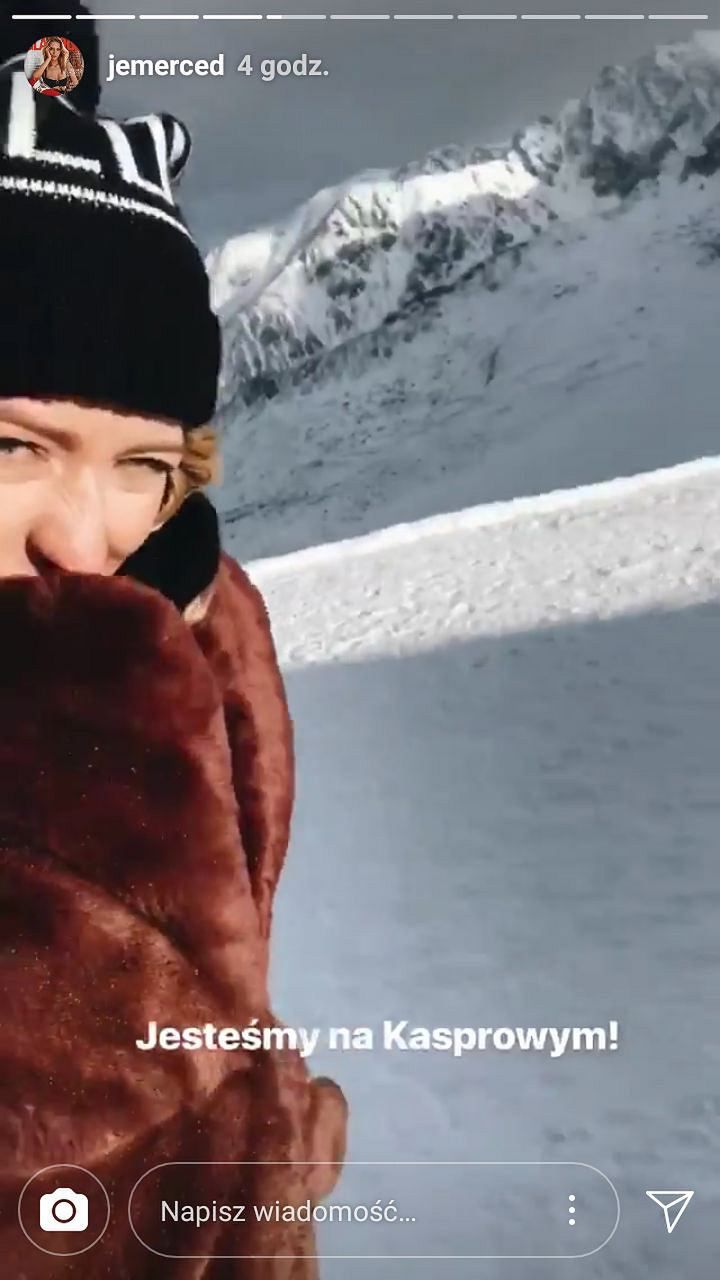 Na Kasprowym Wierchu szaleje halny, a Jessica Mercedes robi sobie romantyczną sesję