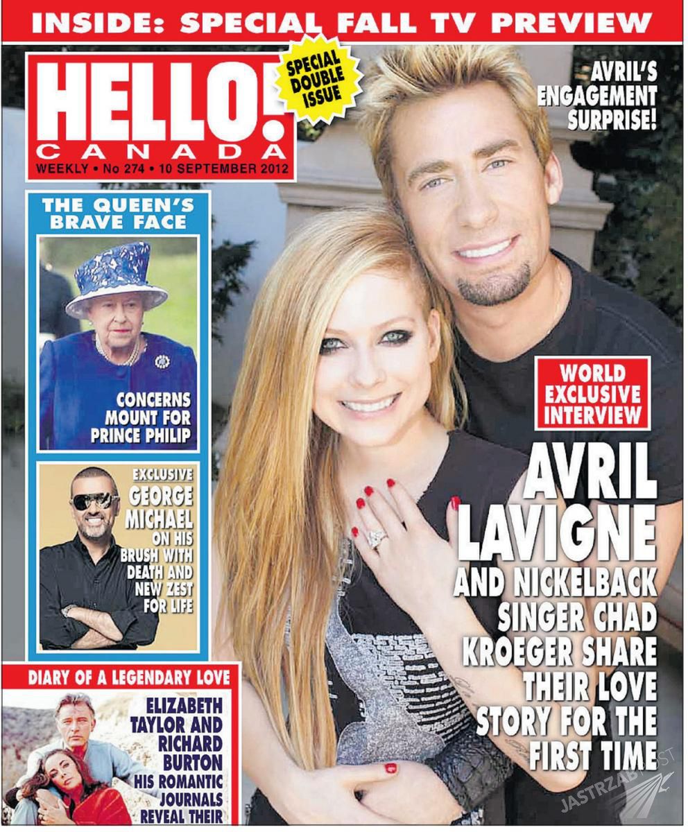 Avril Lavigne i Chad Kroeger razem na okładce Hello