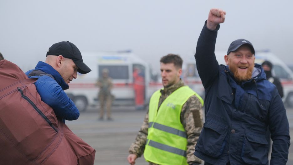 Wymiana jeńców miała miejsce na linii frontu nieopodal Gorłówki