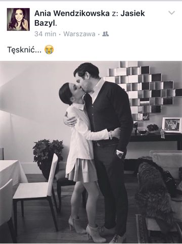 Anna Wendzikowska z chłopakiem