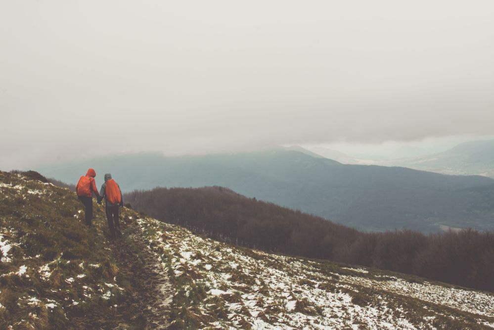 Zimowe Bieszczady. Spadł pierwszy w tym roku śnieg