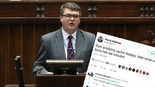 Internauci przypomnieli posłowi Wąsikowi niechlubną historię ze stacją benzynową