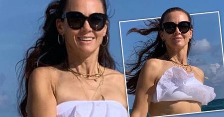 Rusin dodała gorące foto w bikini, ale po chwili je usunęła. Mamy screen. Takie ciało to lata ćwiczeń i diety