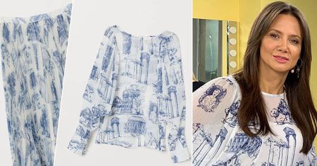 Kinga Rusin ma nosa do trendów. W H&M upolowała stylowy komplet w przystępnej cenie
