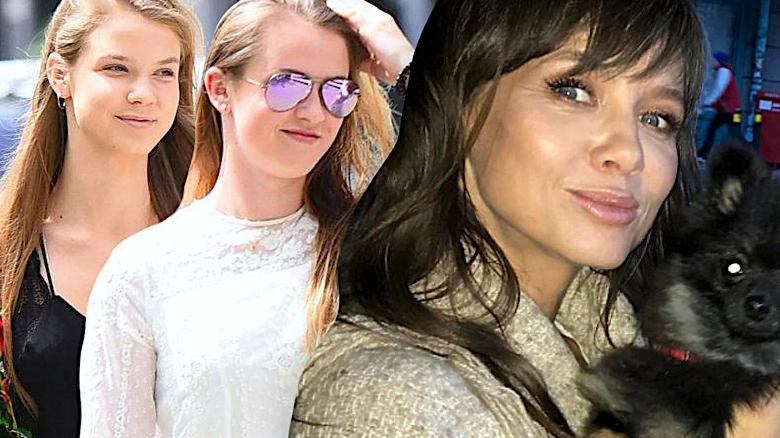 Kinga Rusin córki pies