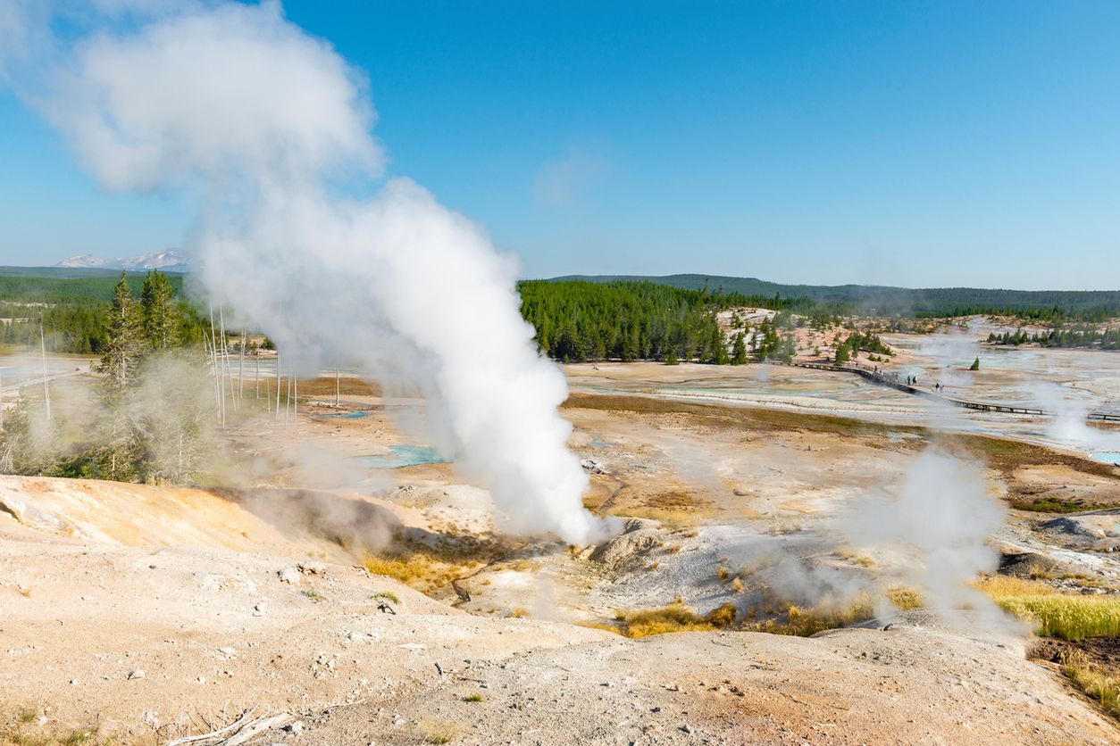 Park Narodowy Yellowstone. Jego ogromna część "pulsuje"