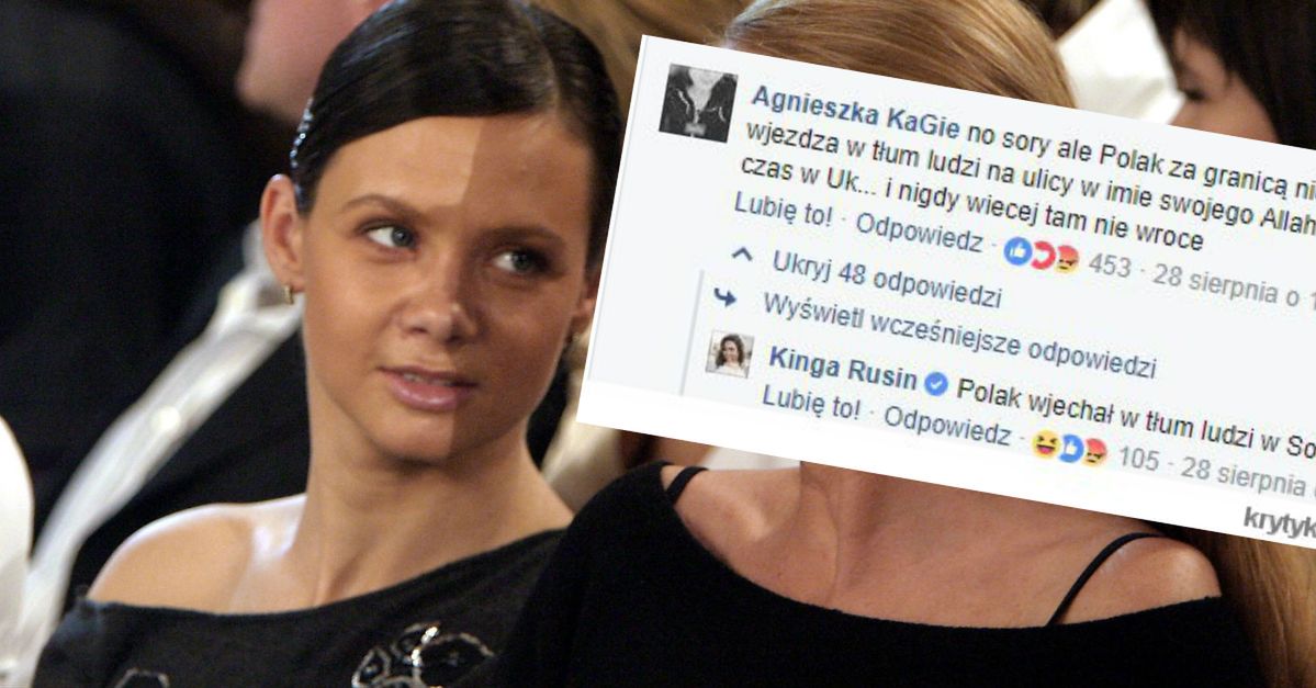 Kinga Rusin wypowiedziała się na temat uchodźców. W internecie zawrzało