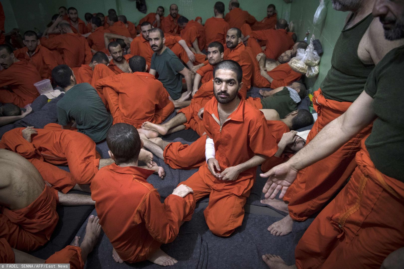 Bojownicy ISIS w więzieniu w Syrii