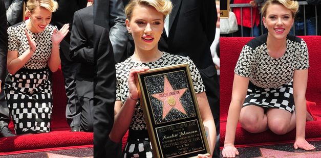 Scarlett Johansson nareszcie odsłoniła swoją gwiazdę!