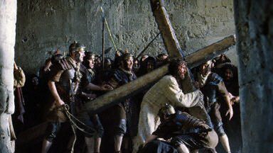 Scena z "Pasji" Mela Gibsona