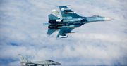 Rosja. Myśliwiec Su-27 zmusza odrzutowiec NATO do zmiany kursu. Zobacz wideo