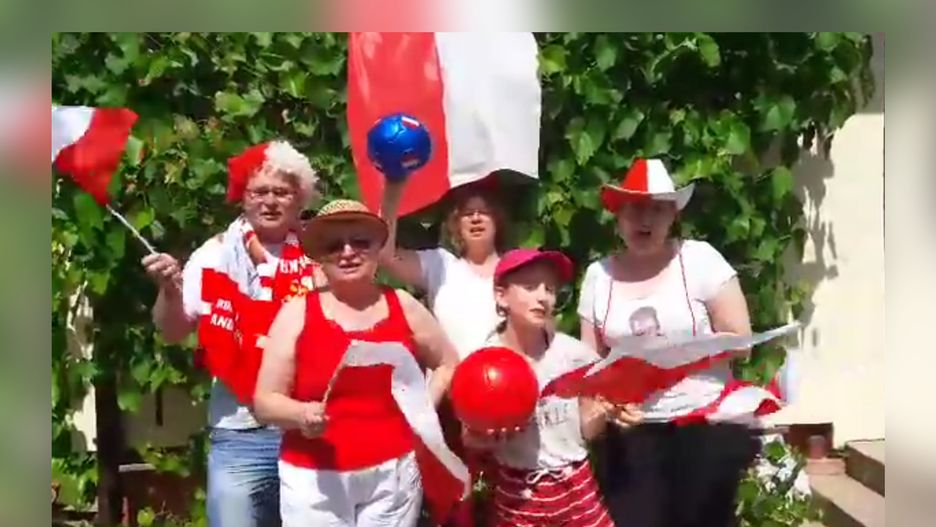 Rodzina Sandeckich, jak wiele innych, kibicuje Biało-Czerwonym