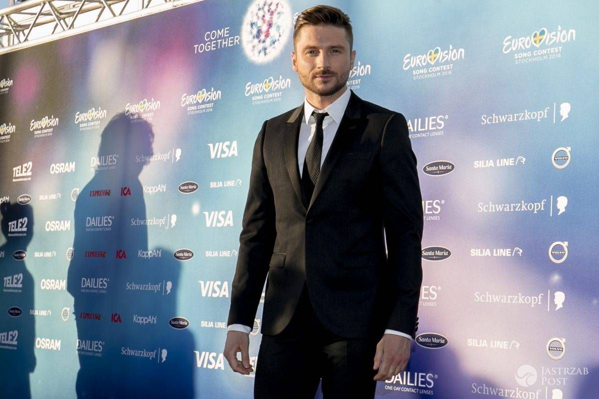Sergey Lazarev z Rosji na ceremonii otwarcia Eurowizji 2016