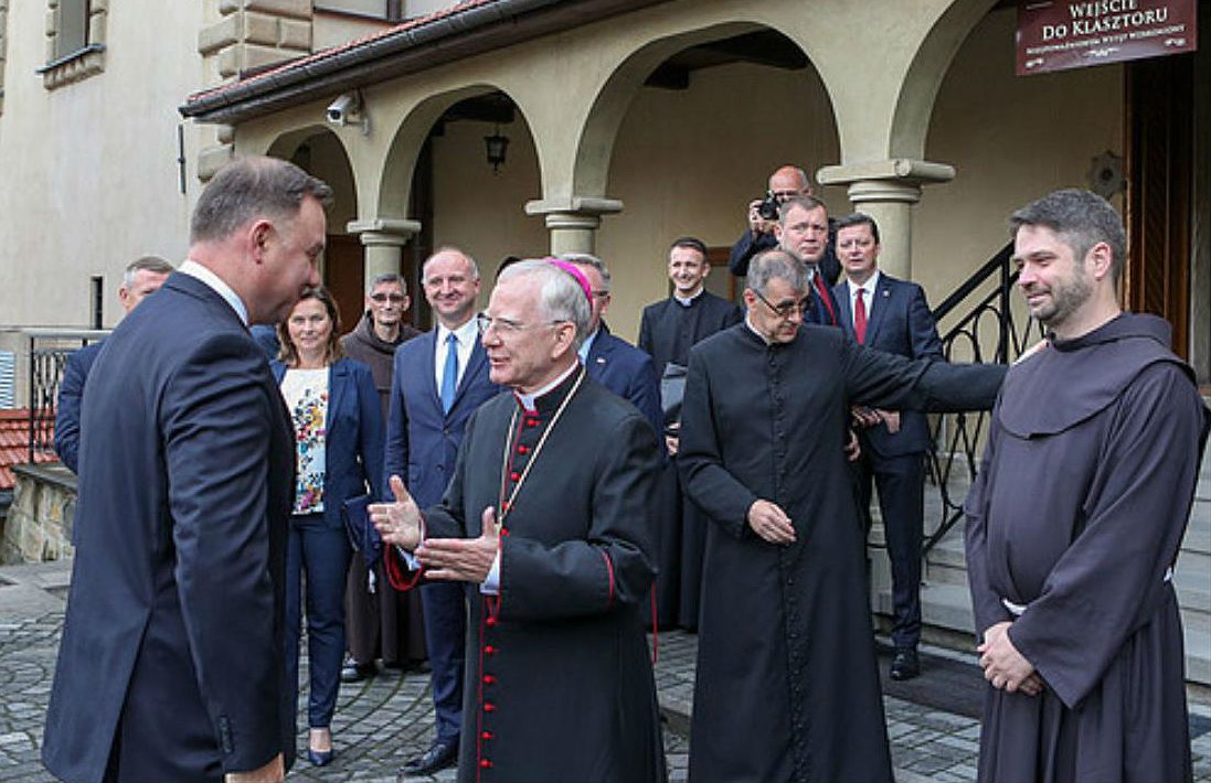 Kalwaria Zebrzydowska. Na mszy, którą koncelebrował metropolita krakowski, abp. Marek Jędraszewski był obecny również prezydent Andrzej Duda. 