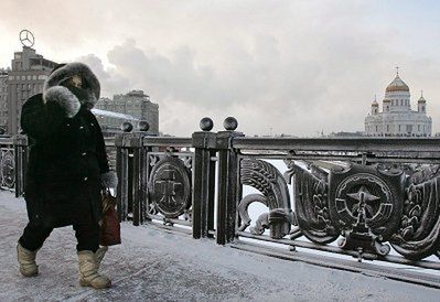 W Moskwie mrozy jak na Antarktydzie