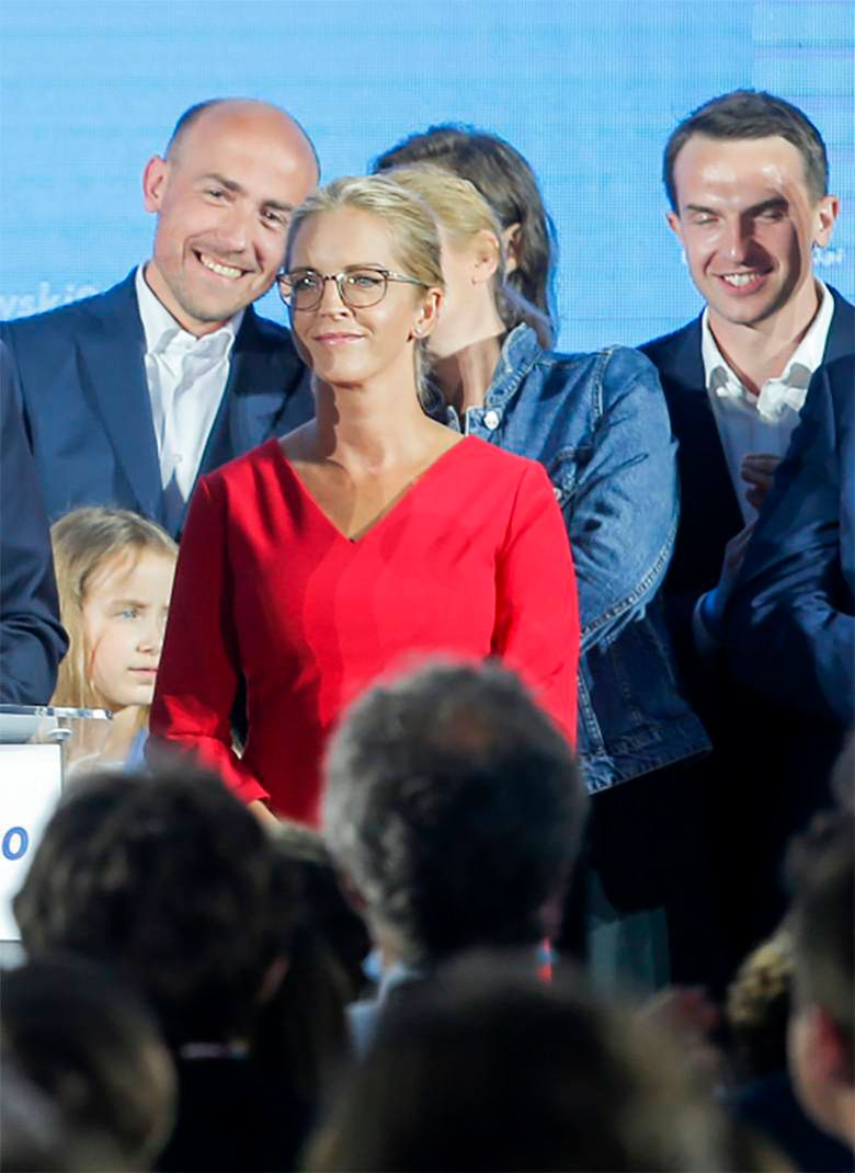 Małgorzata Trzaskowska wspiera męża