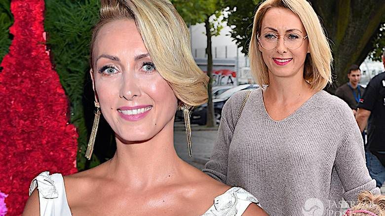 Anna Kalczyńska z córkami na Wielkim Meczu TVN kontra WOŚP