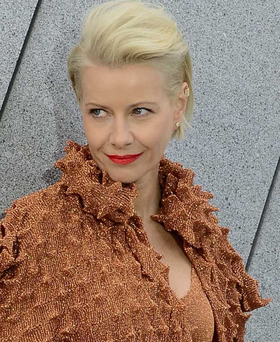 Małgorzata Kożuchowska w komplecie od Gosi Baczyńskiej
